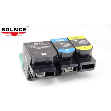 Compatible C540H1KG/C540H1CG/C540H1MG/C540H1YG color toner cartridge for LEXMARK C540/543/544/546/X543/544/546/548